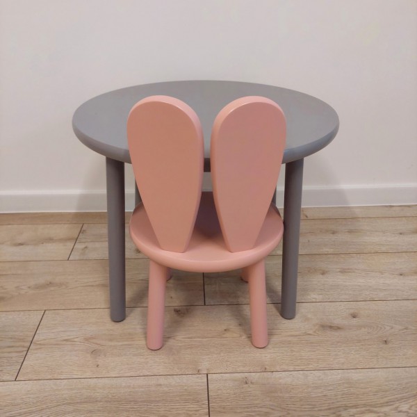 Stolik drewniany i krzesełko dla dziecka
